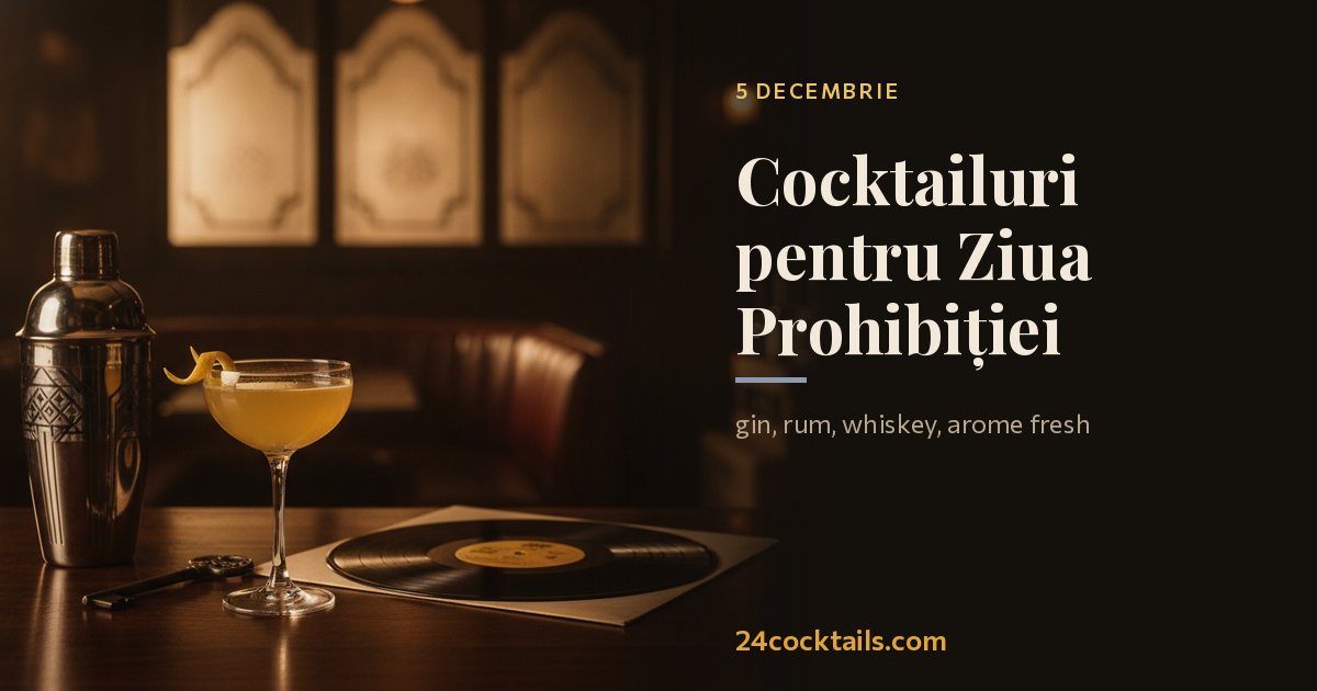 Top 10 cocktailuri pentru Ziua Abrogării Prohibiției