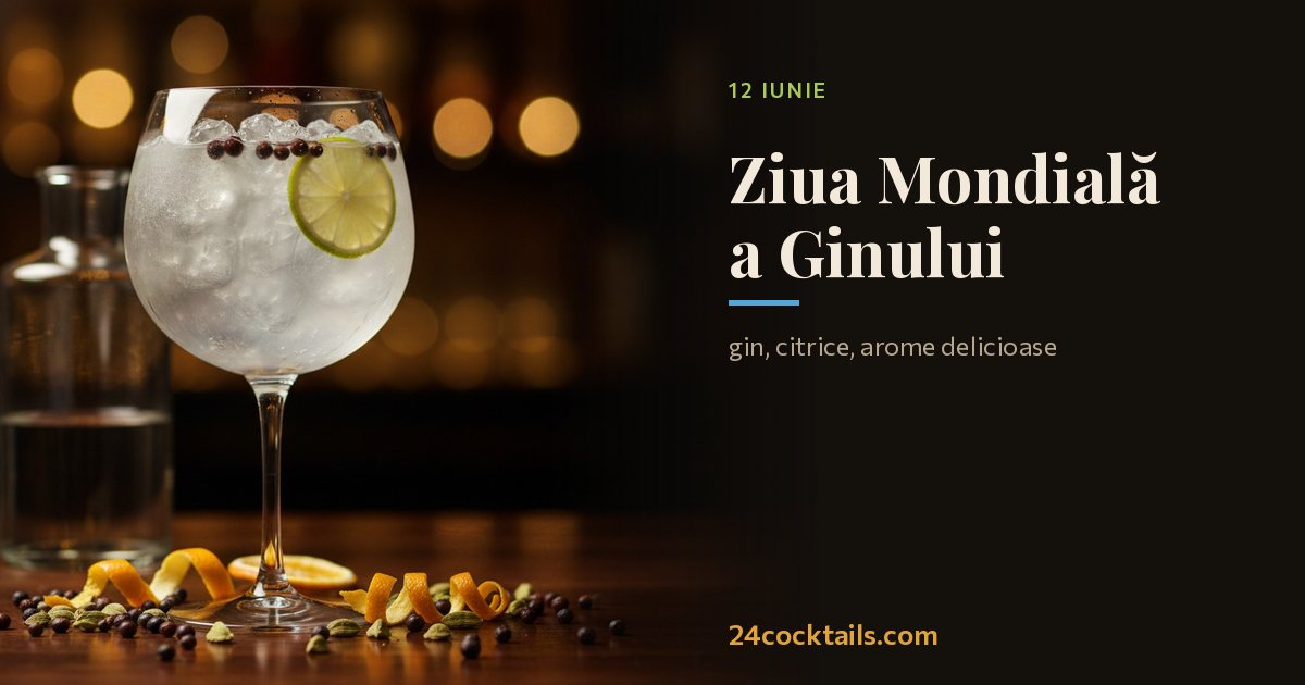 Top 10 cocktailuri pentru Ziua Mondială a Ginului