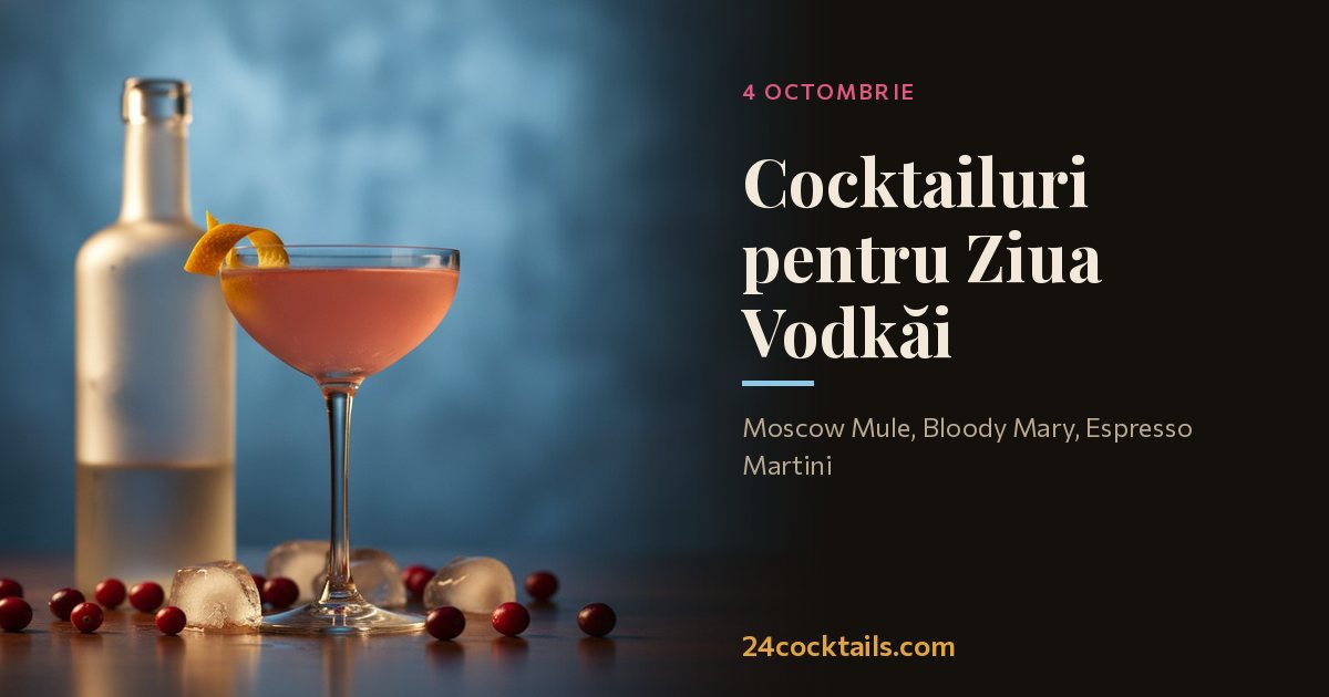 Top 10 cocktailuri pentru Ziua Internațională a Vodkăi