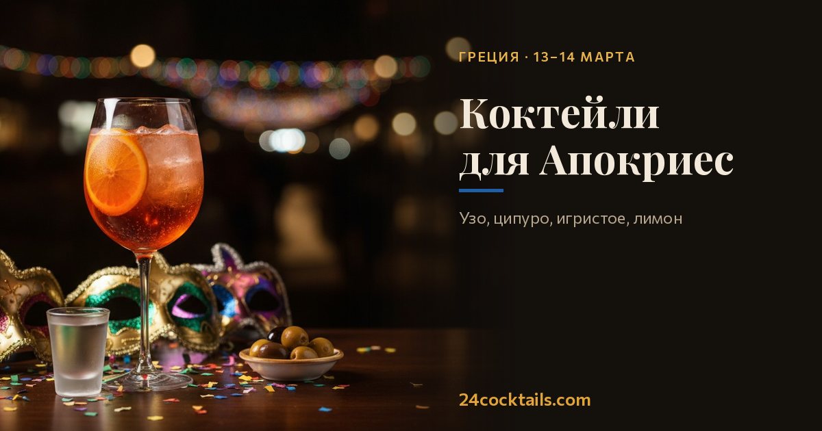 Топ-10 коктейлей для Апокриес