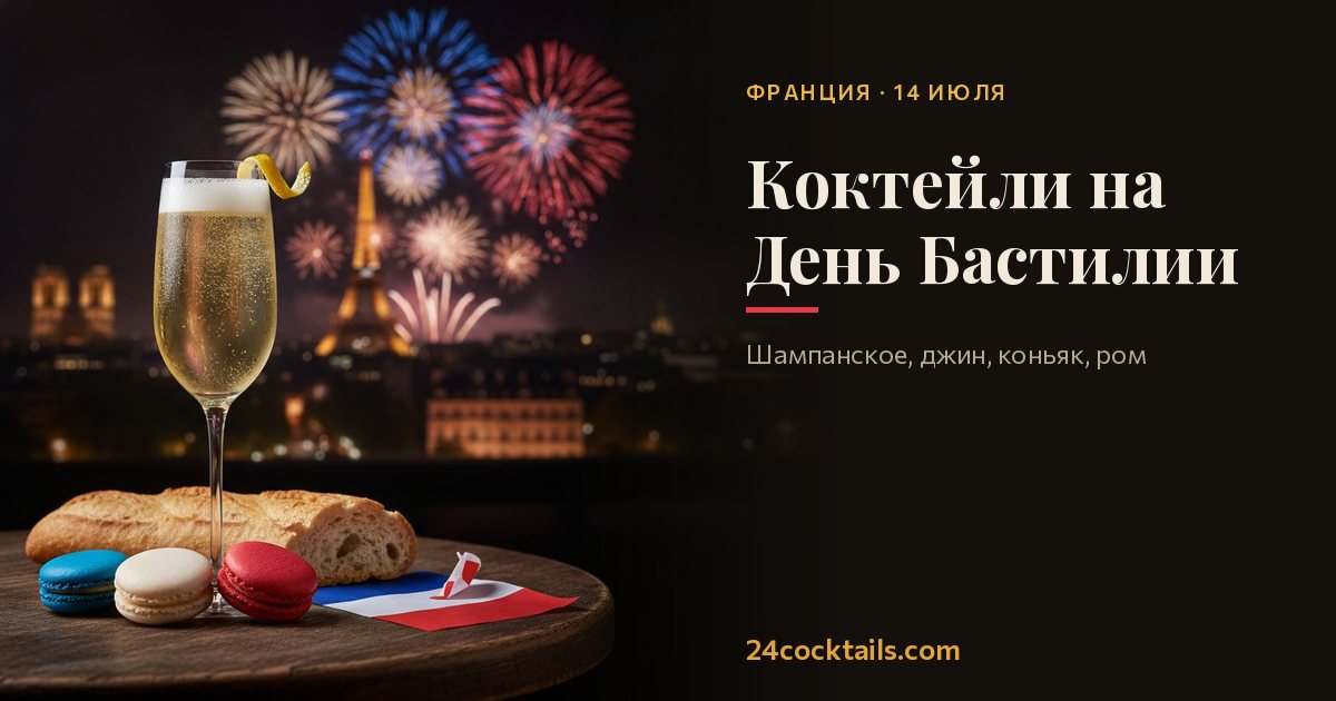 Топ-10 коктейлей на День взятия Бастилии