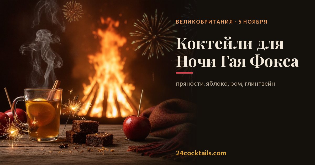 10 коктейлей для Ночи Гая Фокса