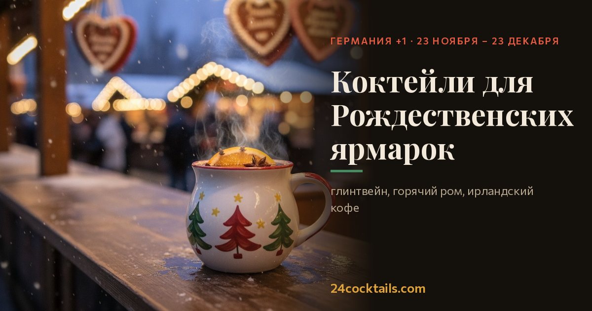Топ-10 коктейлей для Рождественских ярмарок