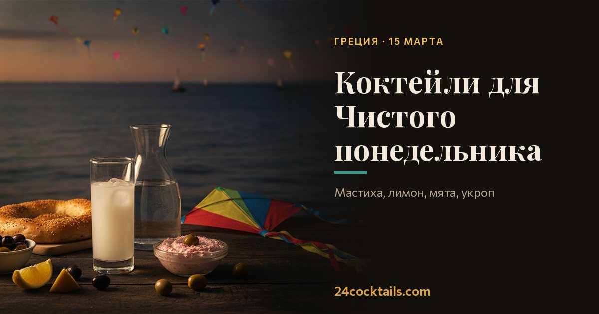 Топ-10 коктейлей для Чистого понедельника