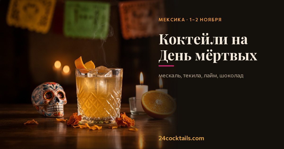 Топ-10 коктейлей на День мёртвых