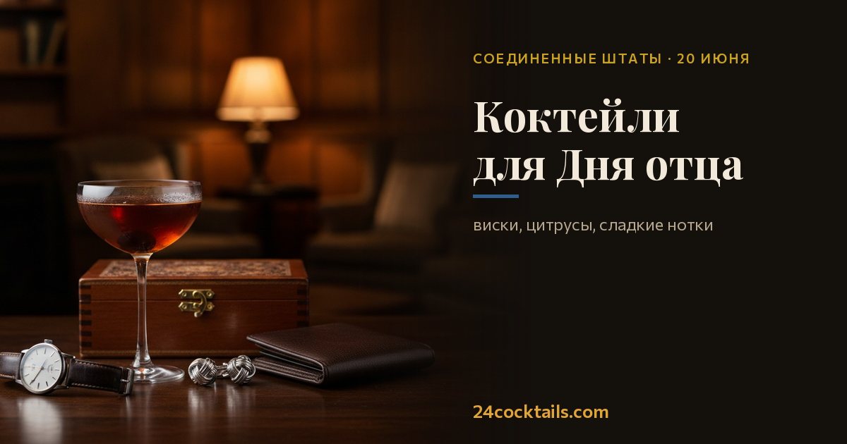Топ-10 коктейлей на День отца