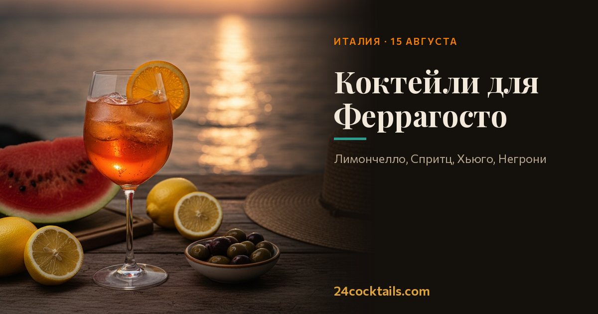 10 коктейлей для Феррагосто