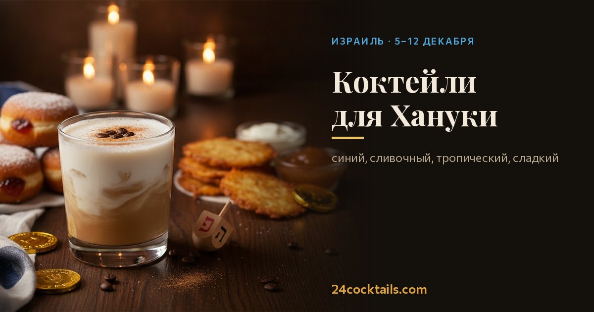 10 коктейлей для Хануки