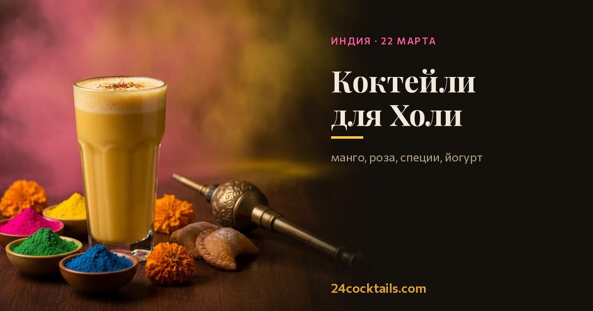 Топ-10 коктейлей для Холи