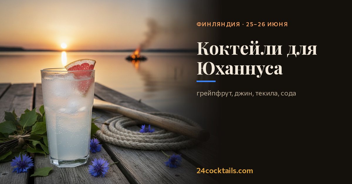 Топ-10 коктейлей для Юханнуса
