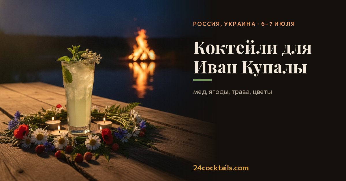 Топ-10 коктейлей для Иван Купалы