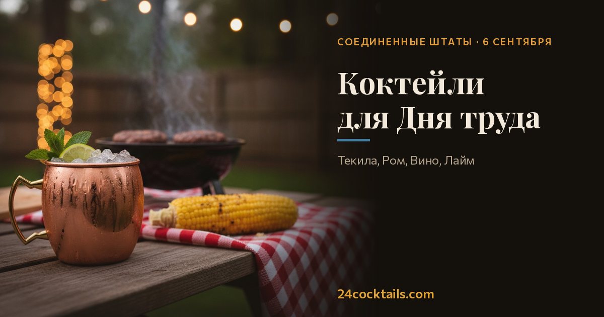 Топ-10 коктейлей для Дня труда