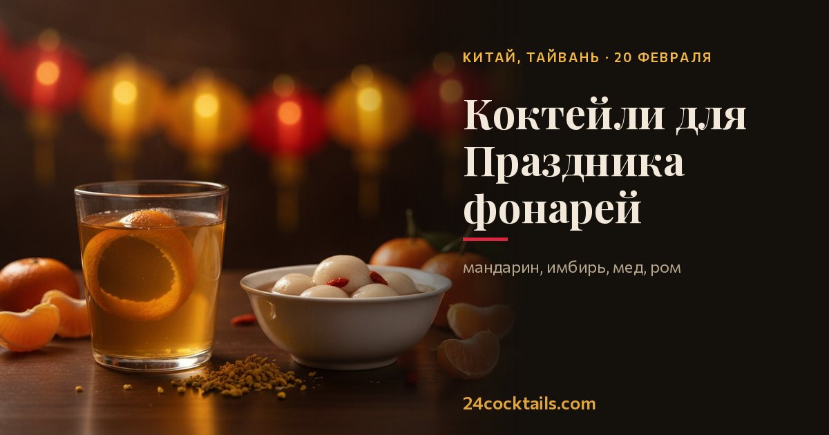 Топ-10 коктейлей для Праздника фонарей