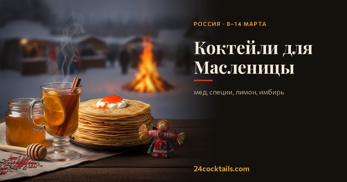 Топ-10 коктейлей для Масленицы