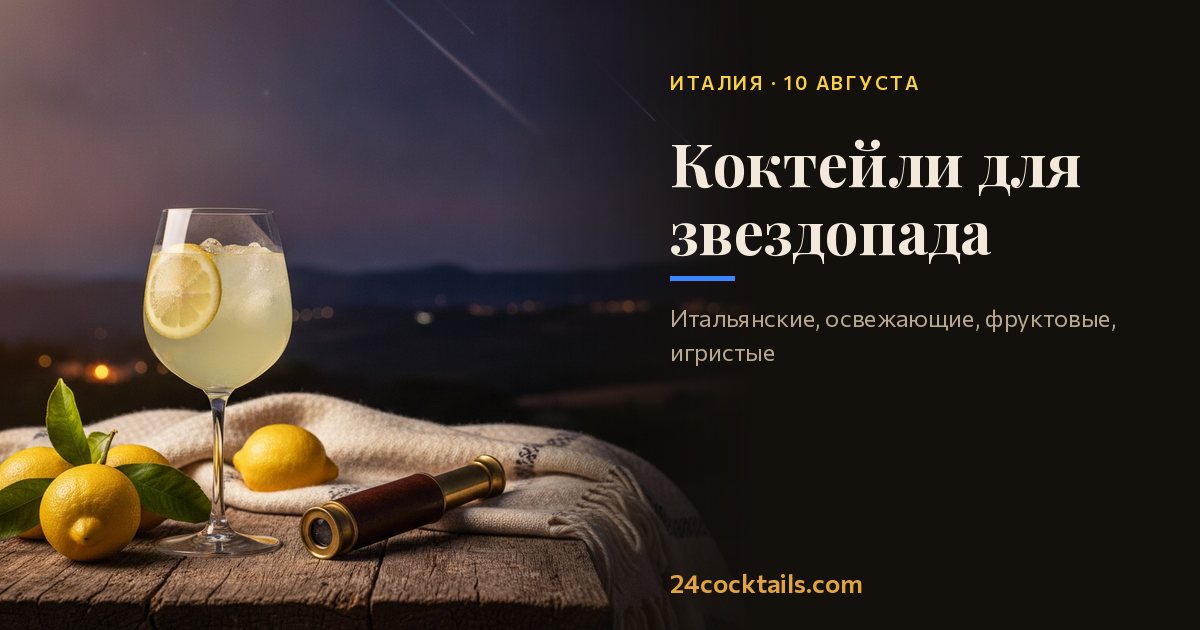 10 коктейлей для Ночи Сан-Лоренцо