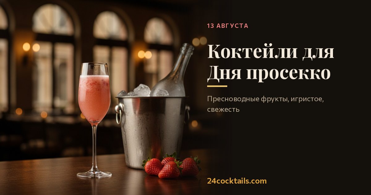 Топ-10 коктейлей для Дня просекко