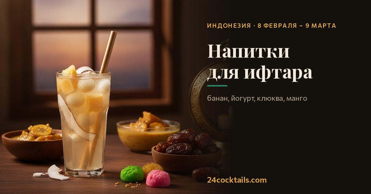 Топ-10 напитков для Рамадана
