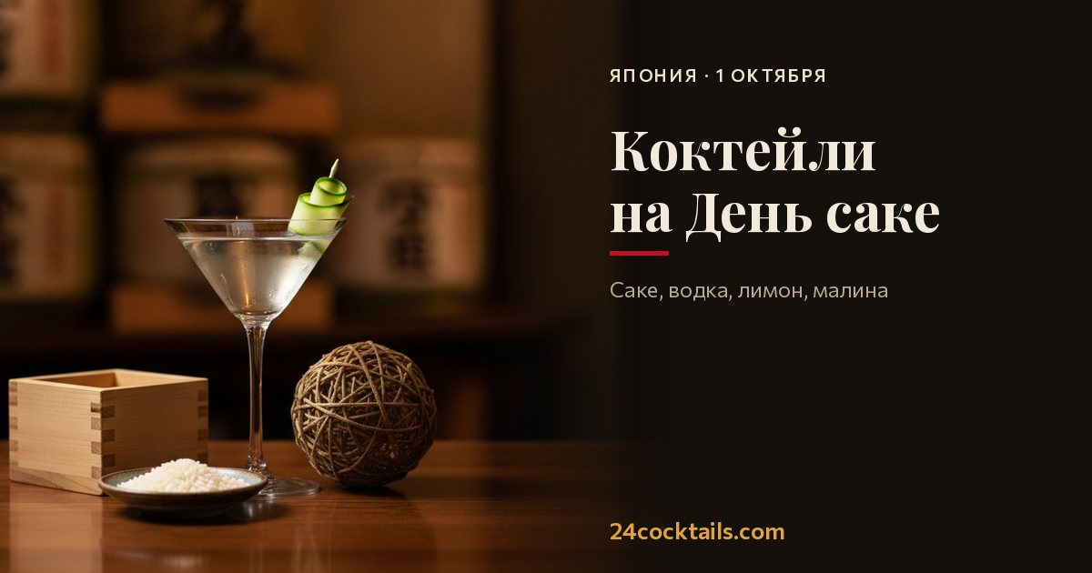 Топ-10 коктейлей на День саке