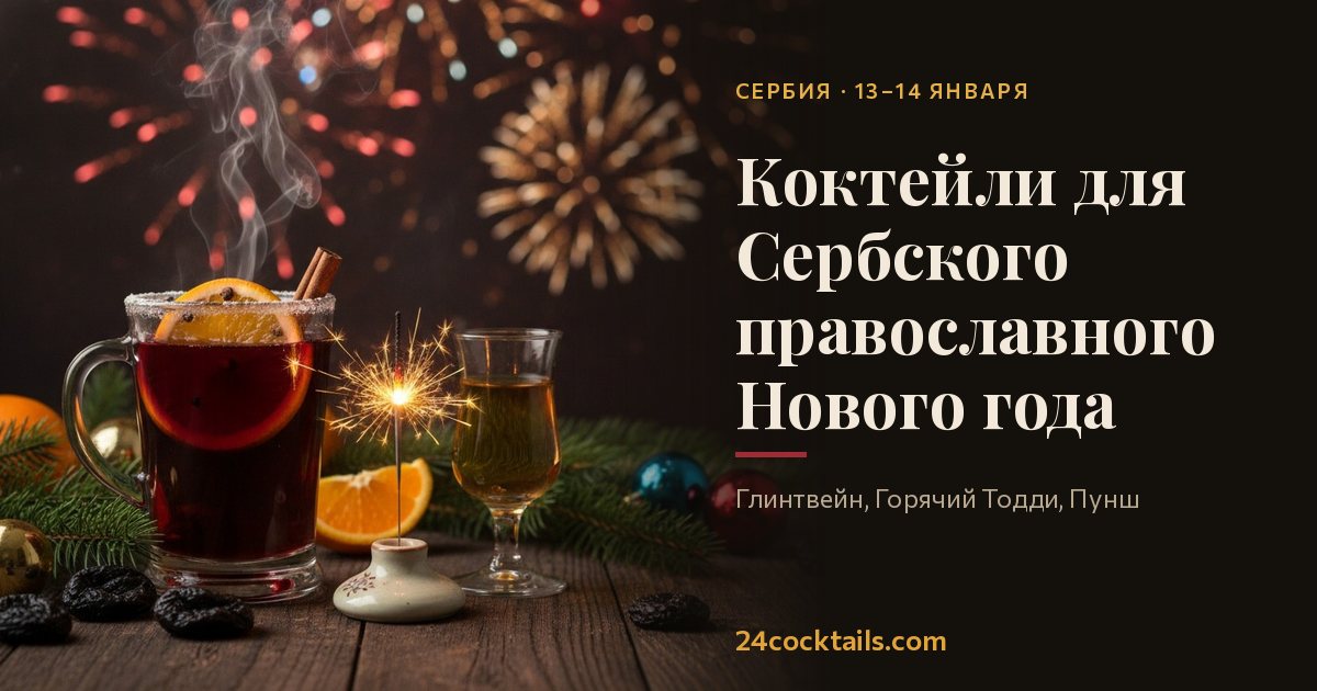 Топ-10 коктейлей для Сербского православного Нового года