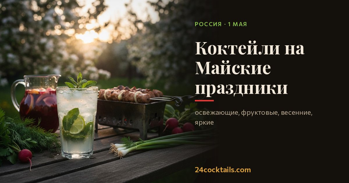Топ-10 коктейлей для Майских праздников