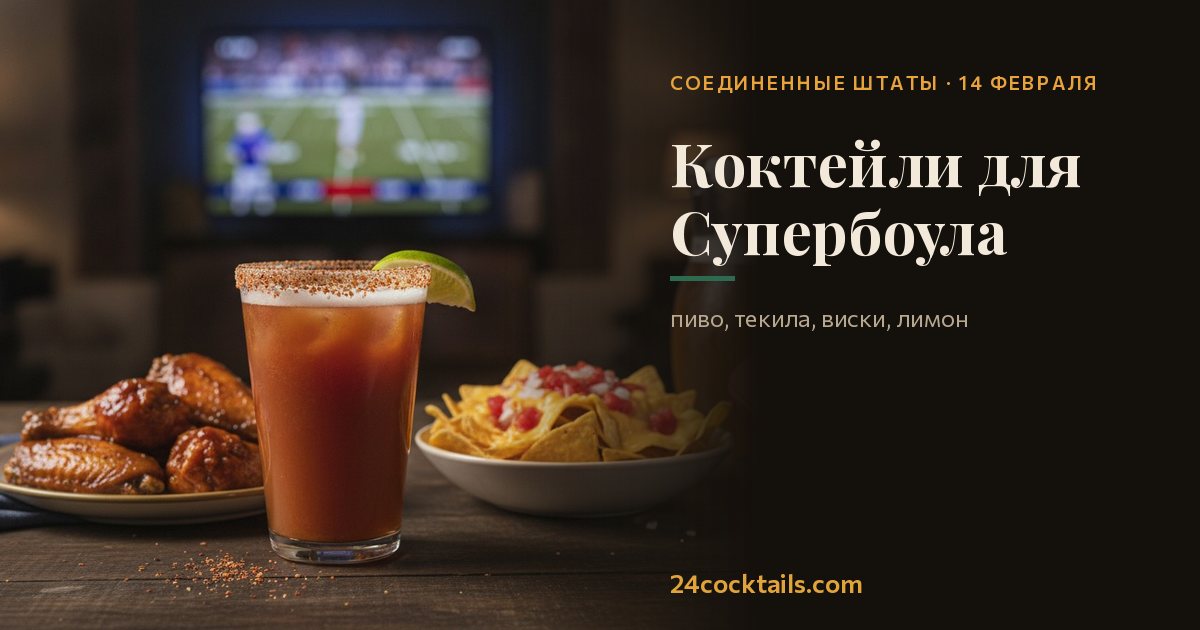 10 коктейлей для Супербоула