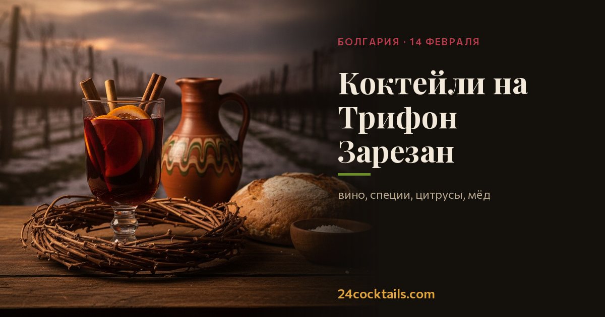 Топ-10 коктейлей на Трифон Зарезан