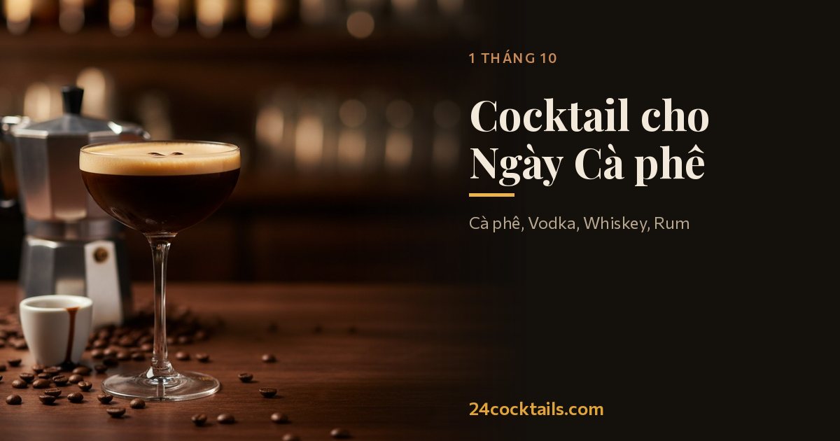 Top 10 cocktail cho Ngày Quốc tế Cà phê