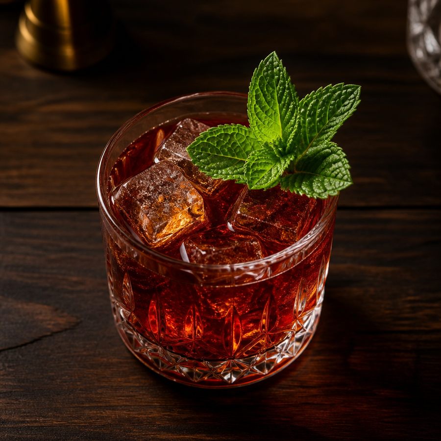 receta del cóctel A Lucky Roman Americano