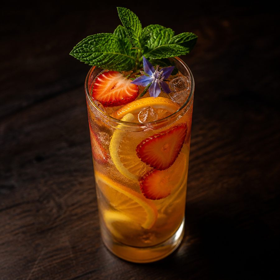 Aged Rum Fruit Cup (Difford's Cup No.14) สูตรค็อกเทล