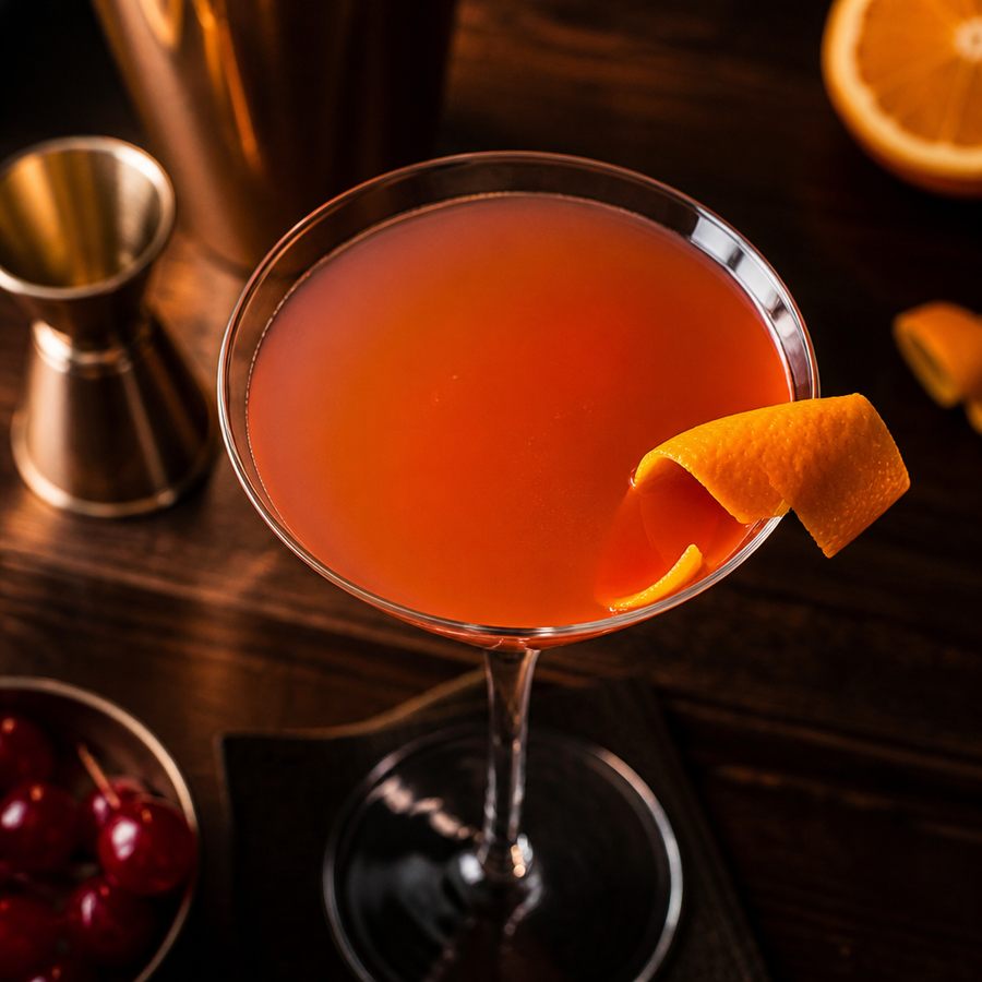 Alabama Slammer (straight-up) สูตรค็อกเทล