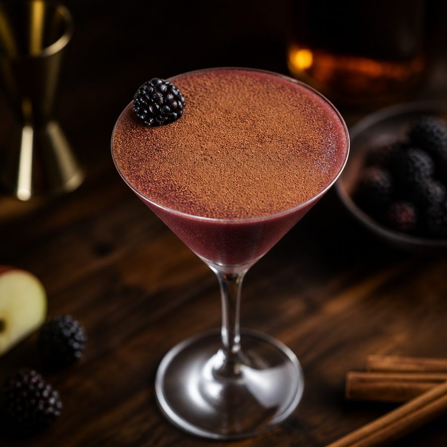 Apple & Blackberry Pie cocktail opskrift