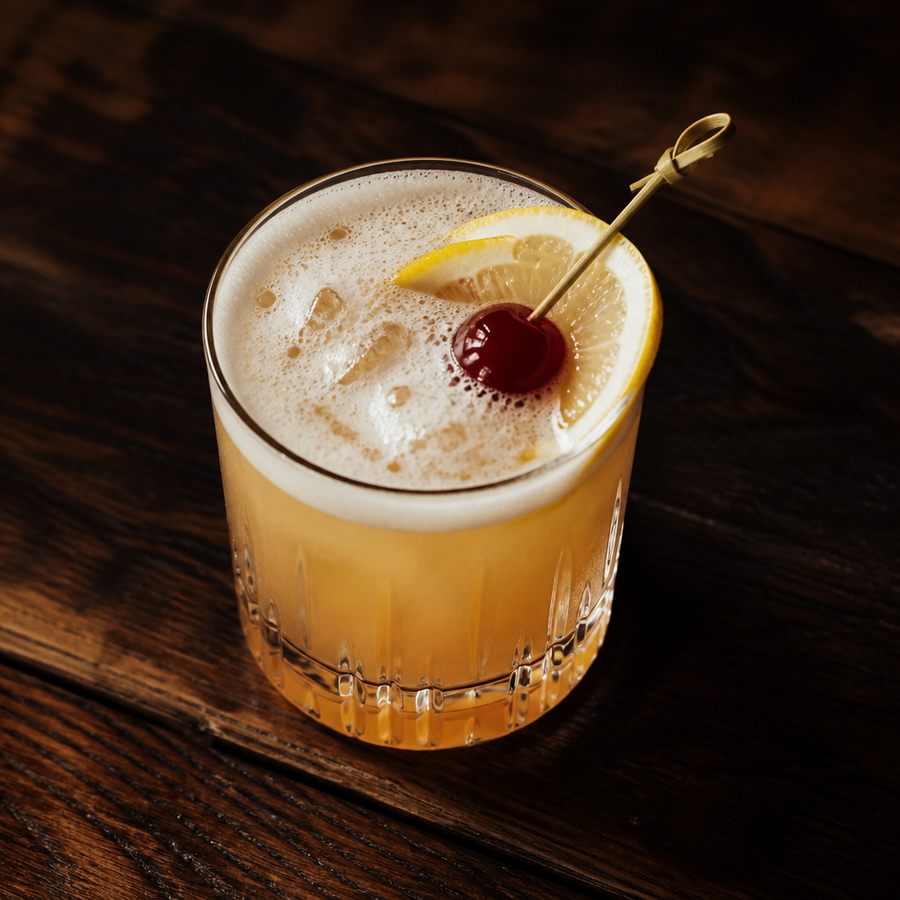 Apple Brandy Sour cocktailrecept