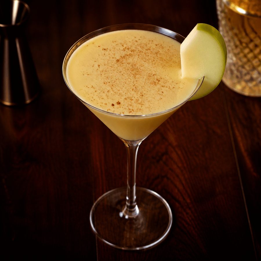 Apfel- & Vanillepudding-Cocktail Cocktail Rezept