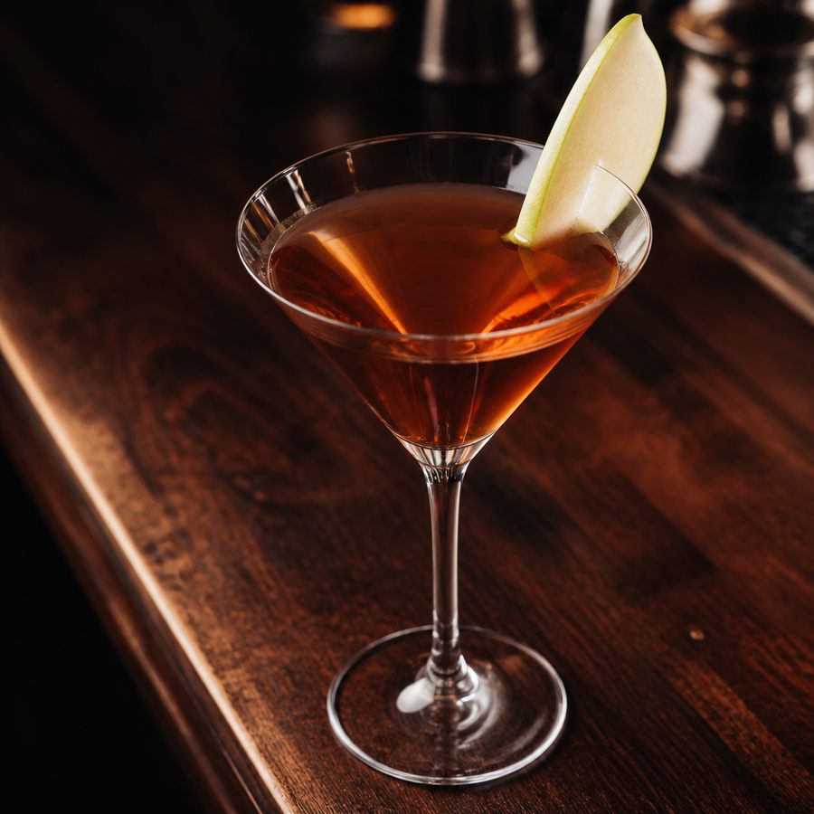 Recept na koktejl Jablečný Manhattan #2