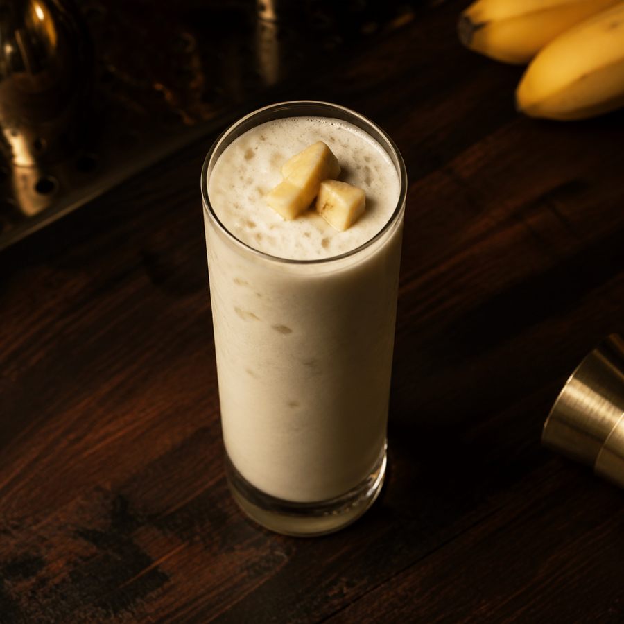 Batida de Banana Cocktail Rezept