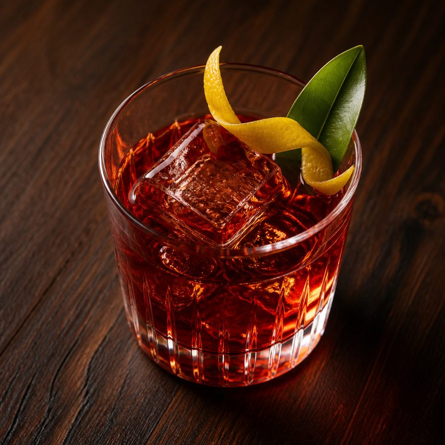 Bergamot Negroni สูตรค็อกเทล