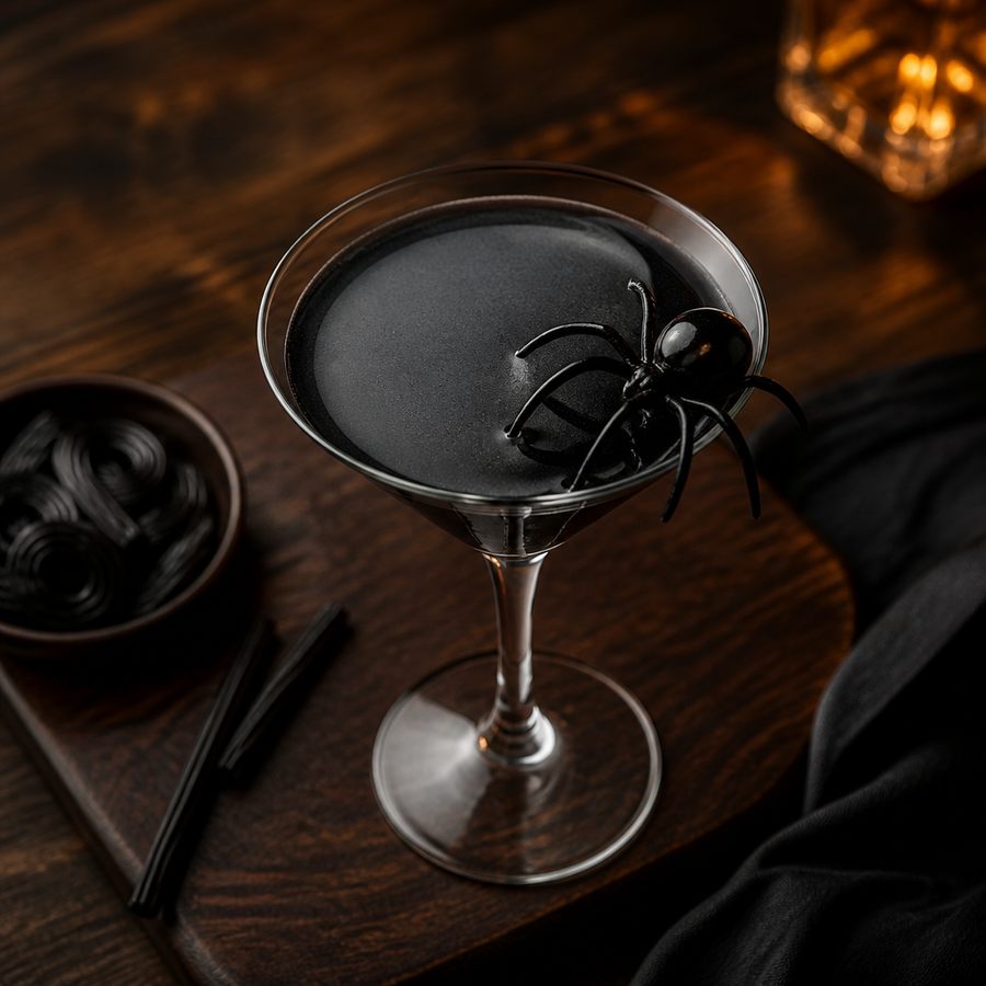 Black Widow cocktail-resepti