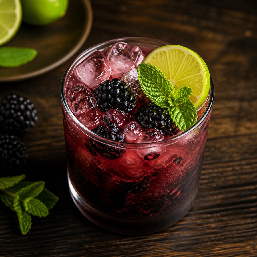 ricetta del cocktail Blackberry Pineapple Rum Cocktail