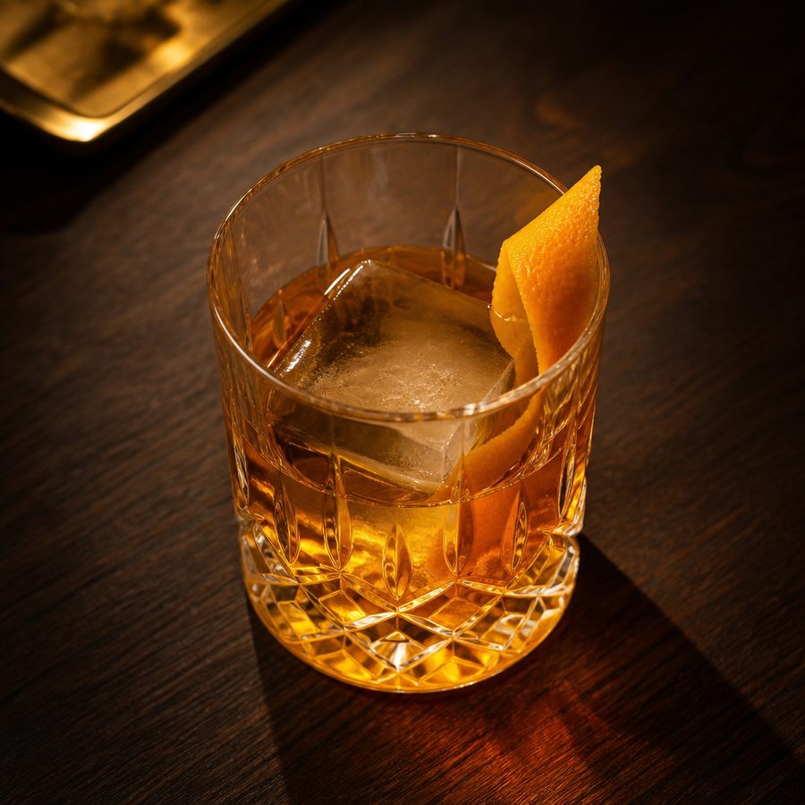 Blonde Boulevardier Cocktail สูตรค็อกเทล