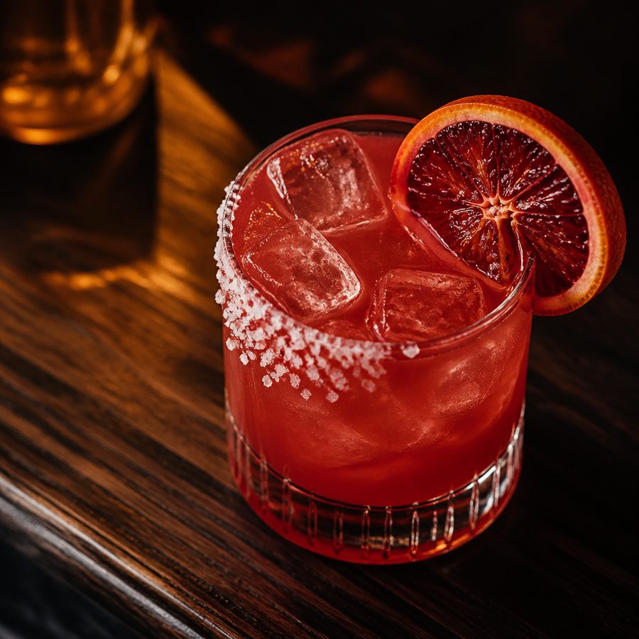 Blood Orange Margarita Cocktail Rezept
