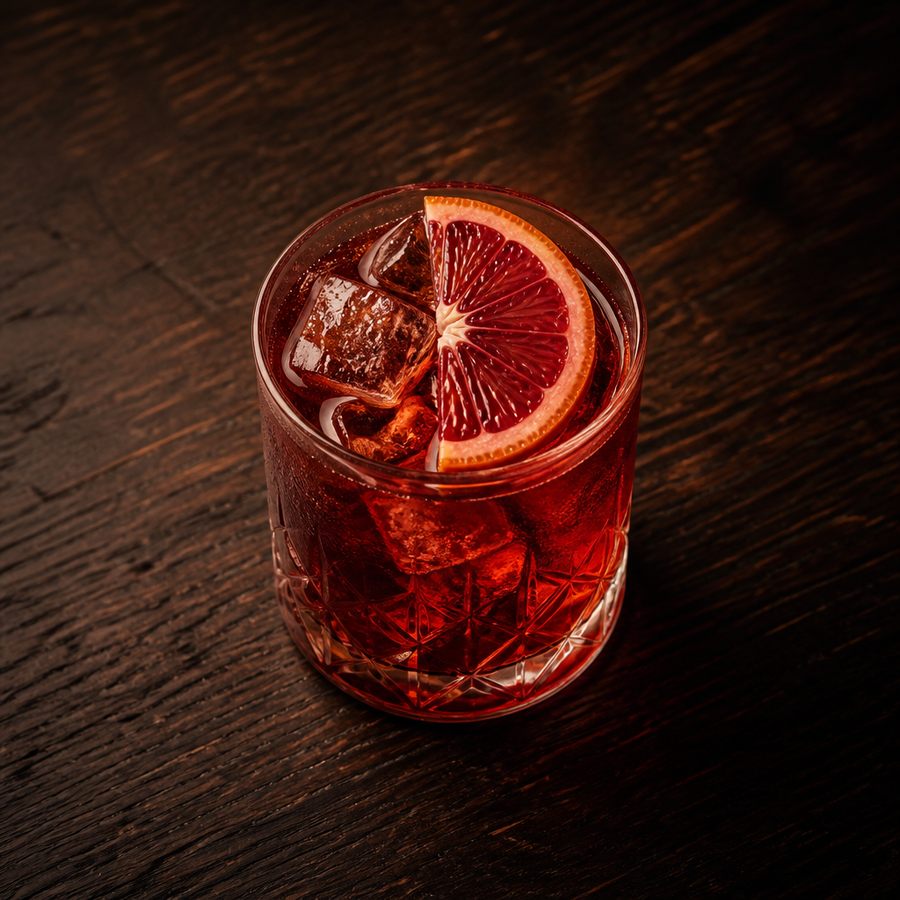 Bloody Negroni cocktail opskrift