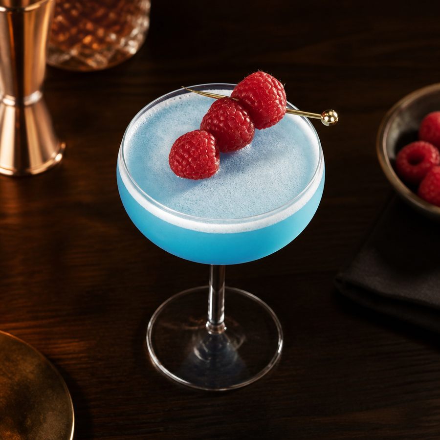 Blue Moon Cocktail (1940's recipe) สูตรค็อกเทล