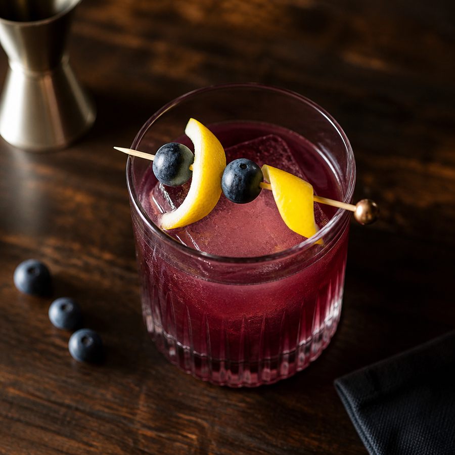 Blueberry Enzoni resep koktail