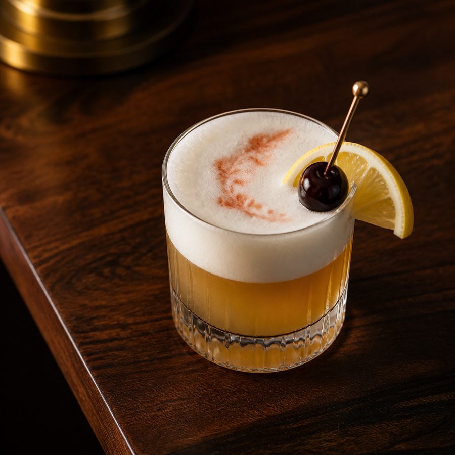 Boston Sour cocktail opskrift