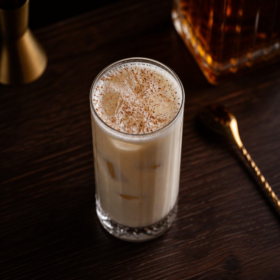 Bourbon Milk Punch สูตรค็อกเทล