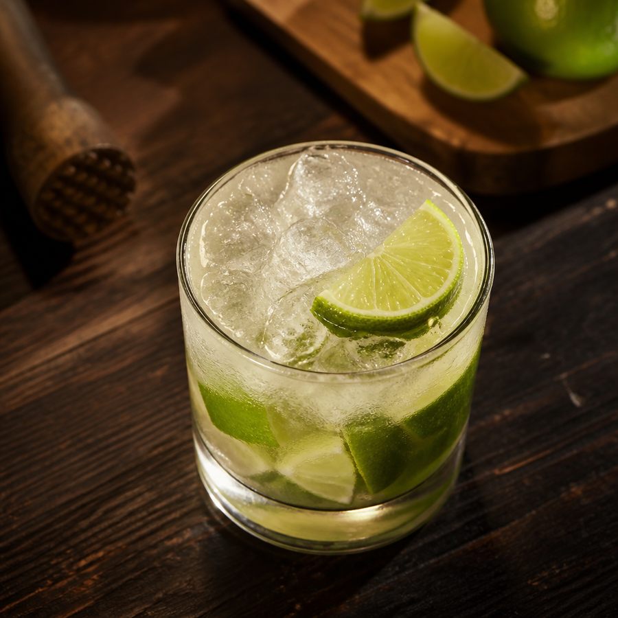 receita do coquetel Caipiroska