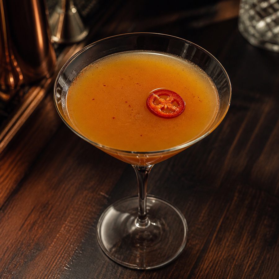 Cajun Martini cocktail-resepti