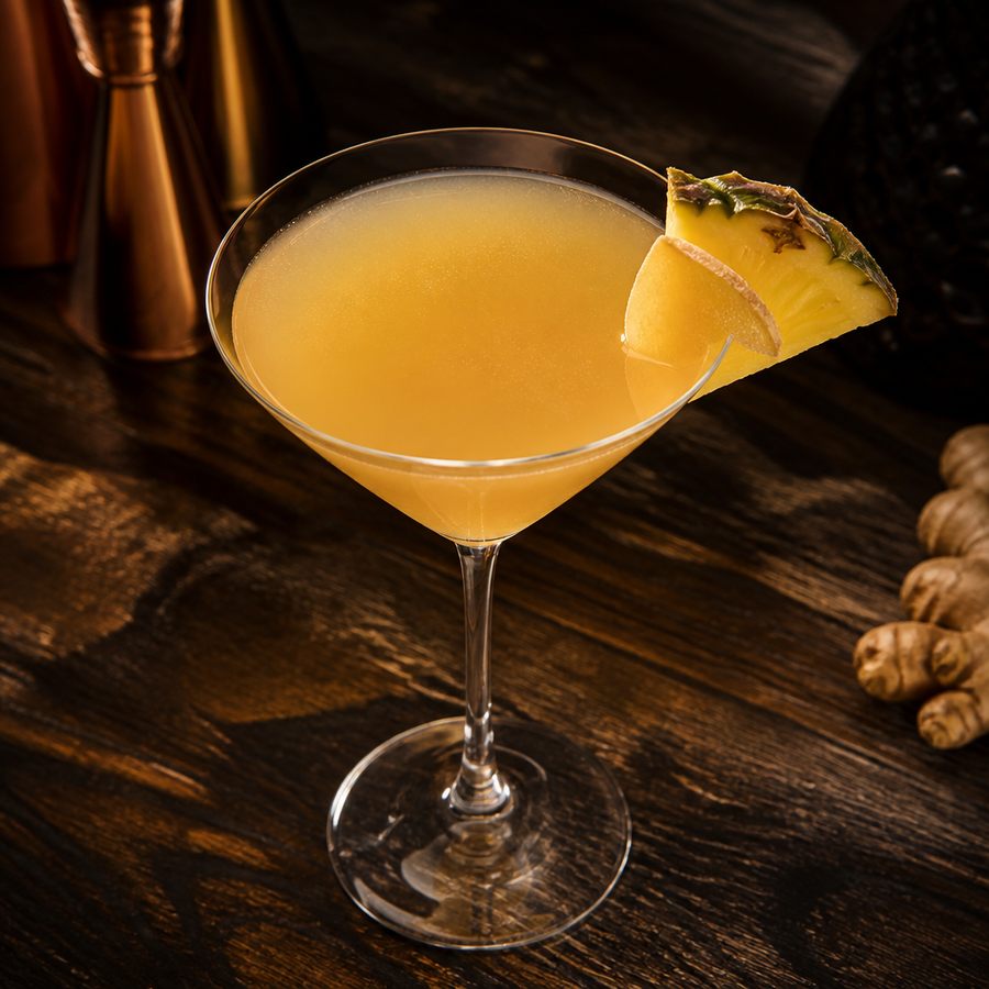 receta del cóctel Caribbean Ginger Zing
