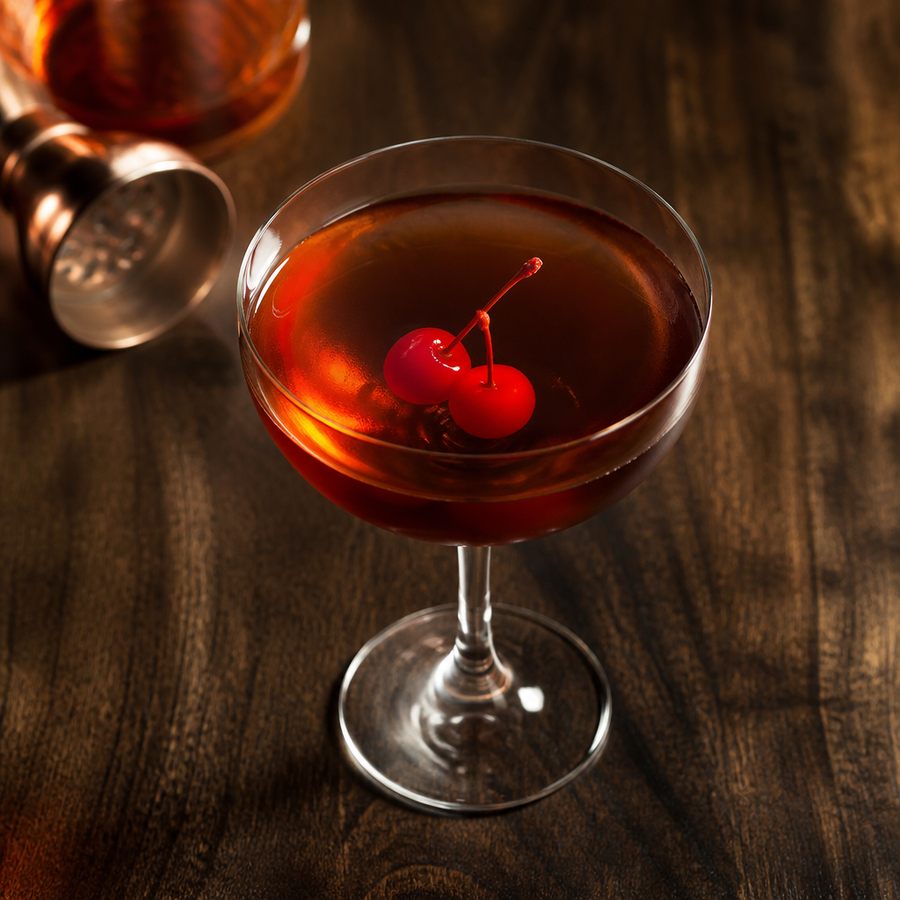 Caribbean Manhattan cocktail opskrift
