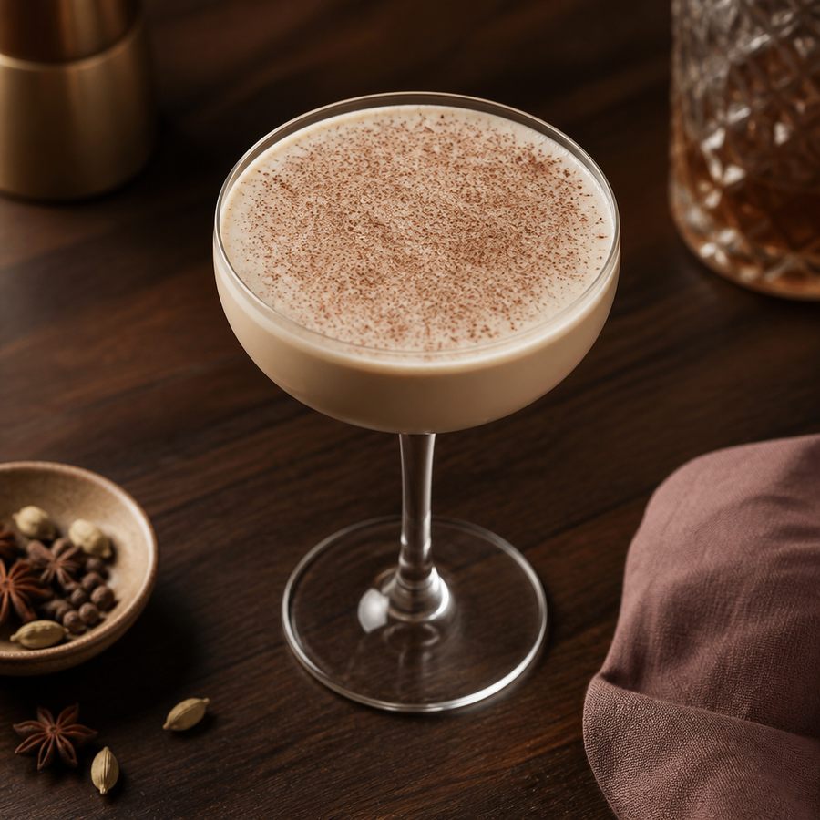 Chai Latte 'Martini' cocktail opskrift